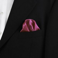 Fuchsia Polyester Pocket Square